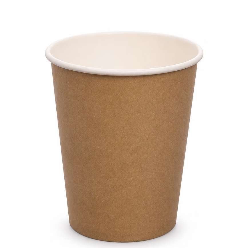 Картонени чаши WOODEN за топли и за студени напитки 200 мл (8 oz) 50 бр.