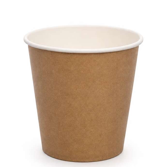 Картонени чаши WOODEN за топли и за студени напитки 80 мл (4 oz) 50 бр.