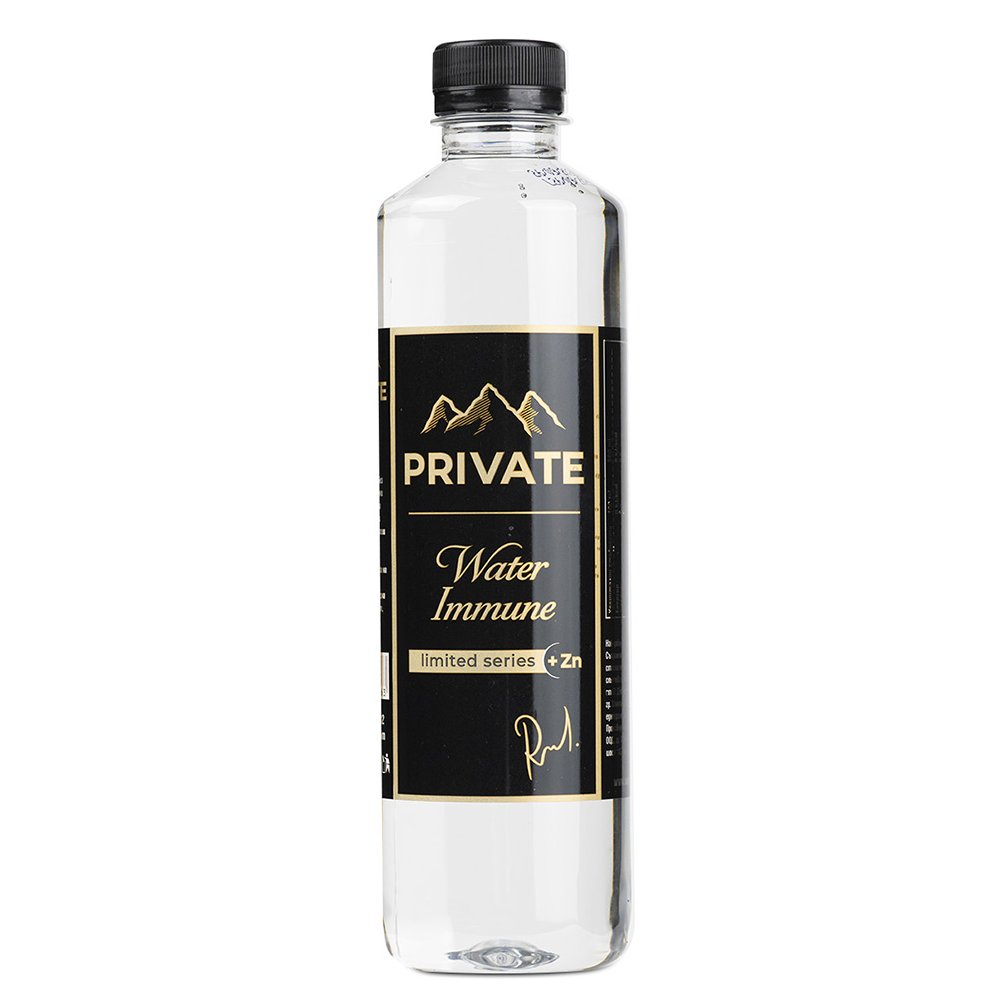 Вода PRIVATE Water Immune +Zn +K +Mg 0.5л.