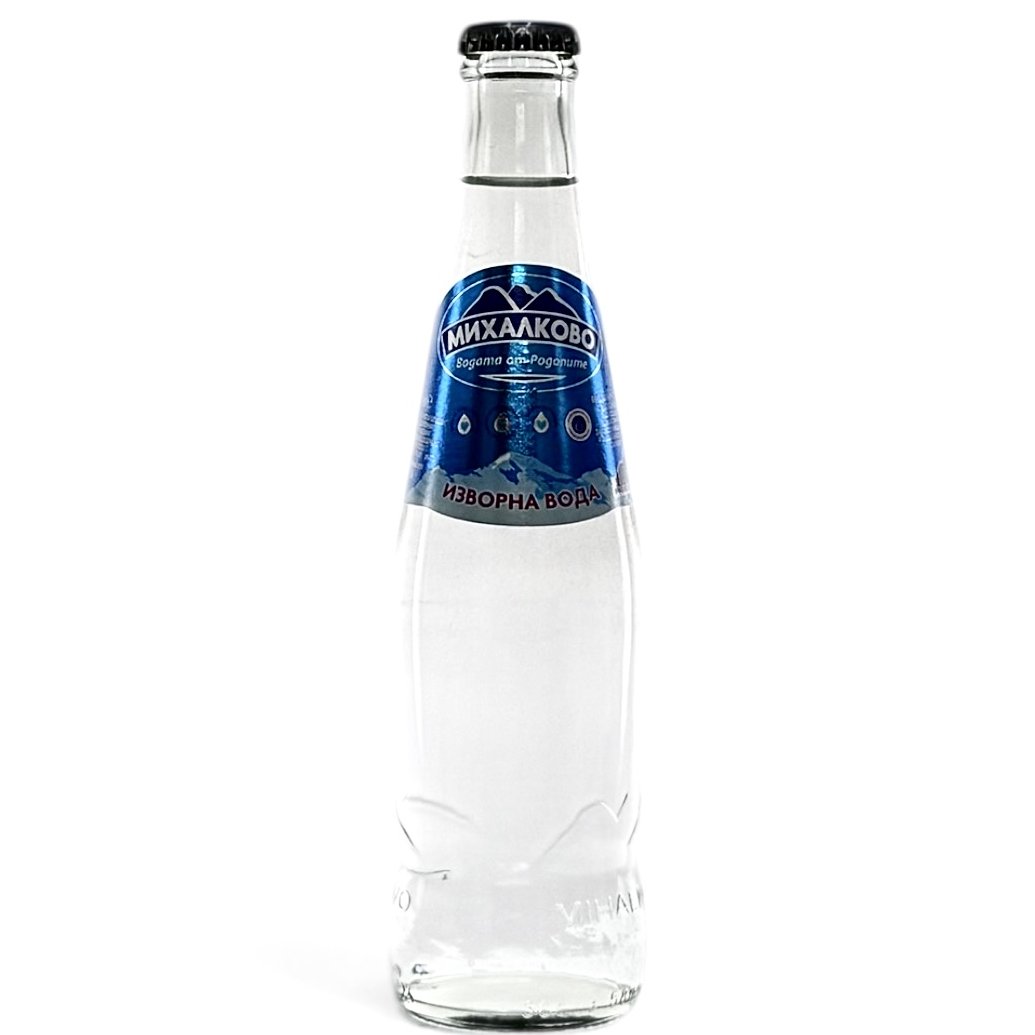 Mihalkovo Spring water – glass bottle emballage – 0.300l.